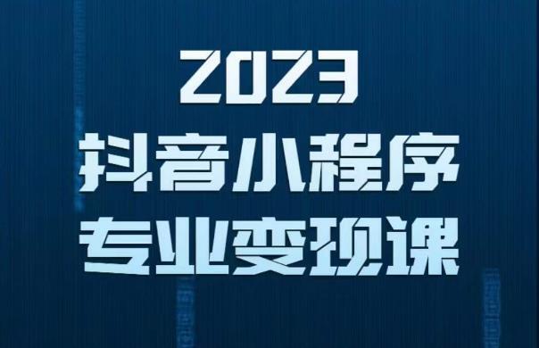 2023年抖音小程序变现保姆级教程 0粉丝新号3天起号-爱学资源网