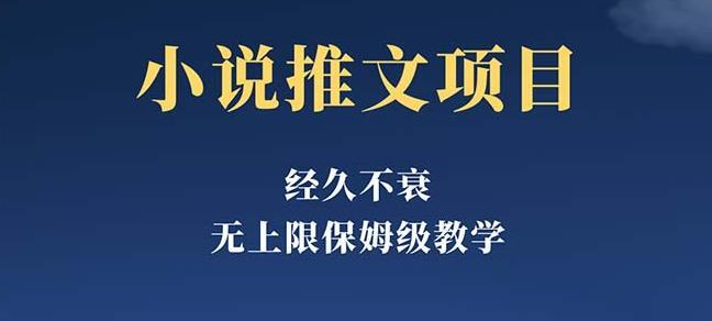 小说推文项目 单号月5-8k保姆级教程-爱学资源网