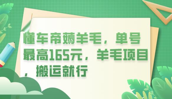 懂车帝薅羊毛 单号最高165元-爱学资源网